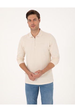 Pierre Cardin Erkek Bej Sweatshirt 50314046-vr011 Bej