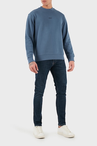 Boss Erkek Sweat 50514541 495 Mavi Mavi