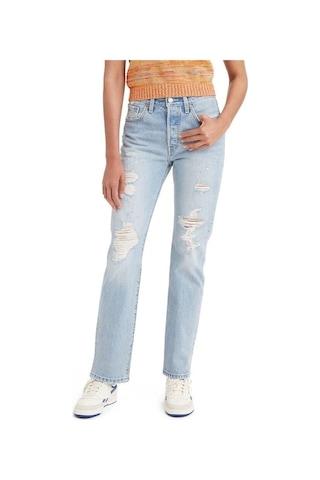 Levi's 501 Jeans For Women Z0627 Lıght Indıgo Buz Mavi