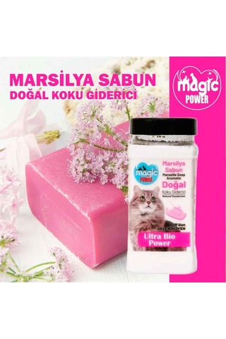 Magic Power Kedi Kumu Koku Giderici Marsilya Sabunlu 175 Gr