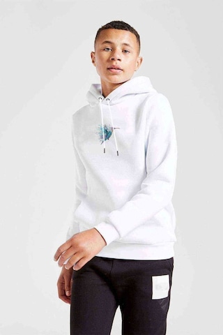 Tshirthane Sinek Kuşu Dövme Sanatı Suluboya Baskılı Unisex Çocuk Sweat Beyaz