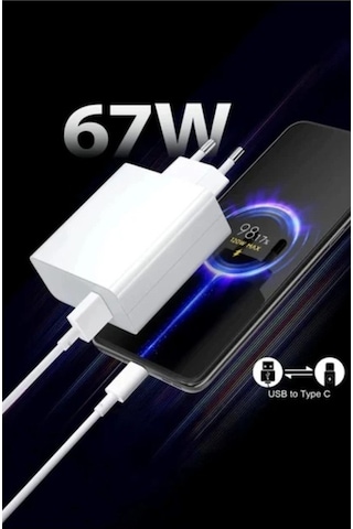 Power Android Uyumlu 67w Watt Şarj Aleti Kablosu Usb Type-c 6a 67w Hızlı Şarj Cihazı19