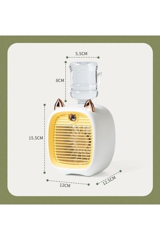 Usb Mini El Fanı - Sarı D4zr4q Sarı Yok Usb Buharlı 1.000 Adetten Az