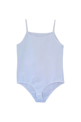 Hepsine Rakip Kız Çocuk İp Askılı Kancalı Body Atlet 4523 Beyaz