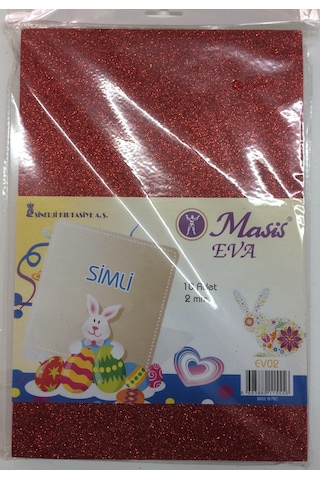 Simli Eva Süngeri A4 - 10 Lu
