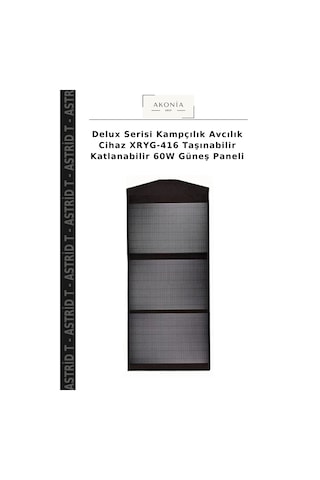 Delux Serisi Kampçılık Avcılık Cihaz Xryg-416 Taşınabilir Katlanabilir 60w Güneş Paneli