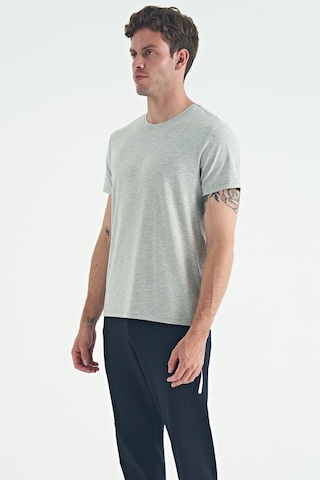 Tommy Life Calvin Gri Melanj Basic Erkek T-shirt - 88245 GRI MELANJ
