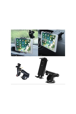 Araç İçi Vantuzlu Tablet Telefon Tutucu Ergonomik 360 Derece Tesla Model Y Uyumlu