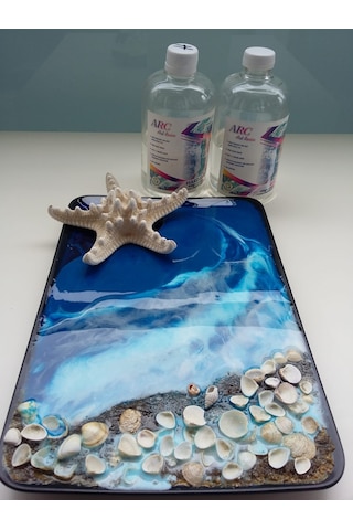 Art Resin-Ultra Şeffaf Yoğun Kıvamli Epoksi Reçine-1 KG Kit