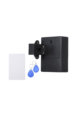 Suofeng Gizli Rfıd Dolap Kilit - Ahşap Dolap/çekmece/depolama Kutusu İçin - 2 Anahtar + Kart İle Güvenlik - Dıy Kurulum - Pil Yok