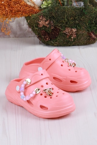 Fort Clx 6990 Plaj Deniz Havuz Terliği Hafif Rahat Esnek Kız Çocuk Terlik Turuncu