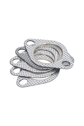 Hombey 5 Adet 2 İnç Alüminyum Folyo Exhaust Flange Gasket - Turbo, Manifold, Boru Uçları İçin Yüksek Sıcaklık Dayanıklı, Ekolik Montaj