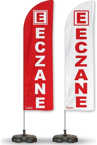 Eczane Yelken Bayrak 2'li Paket V1