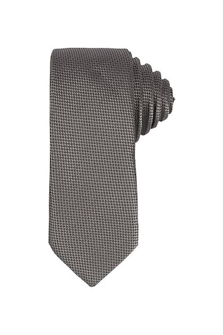 Tudors İnce Kendinden Desenli Erkek Kravat - Gri (298390576) Gri