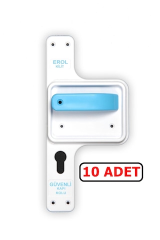 Erol Kilit Güvenli Ve Kırılmaz Kapı Kolu - 10 Adet