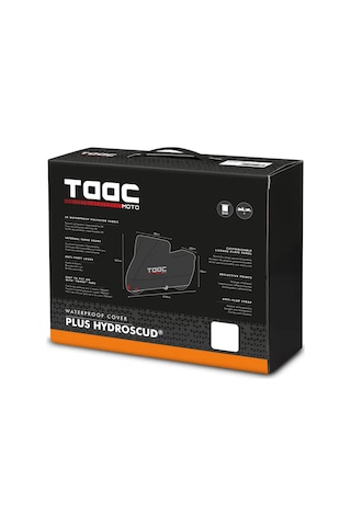 Taac Cover Plus Hydroscud Su Geçirmez Motosiklet Brandası Siyah
