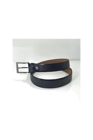 Fiyra 3093 Lacivert Rugan Üst Sınıf Hakiki Deri 3,5cm Erkek Kemer Lacivert