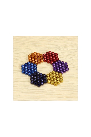 Renkli 216 Adet Mıknatıs Neocube Mıknatıs 5 Mm Neodyum Evimdeyokyok
