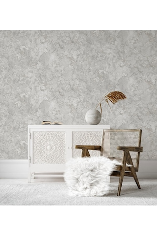 Modern Tasarım Duvar Kağıdı, Gümüş, Gri, Icon 24109-1, 16,50 M²