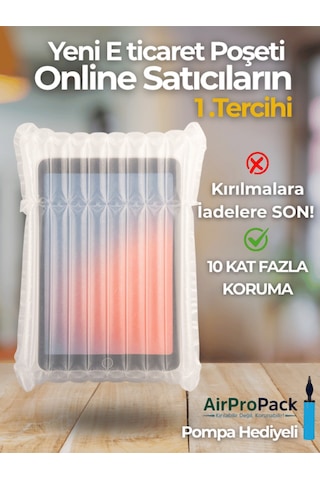 33x40 Cm 100 Adet Sütunlu Koruyucu Havalı Kargo Poşeti Airbag/airbed/şişirilebilir Ambalaj