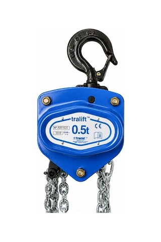 Tractel Tralift Zincir Kaldırıcı 0.5t 500kg 8m Manuel El Zincirli Vinç