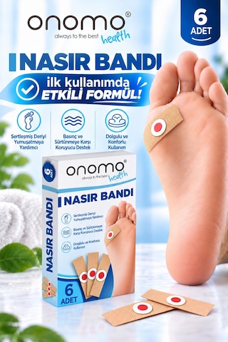 Onomo Nasır Bandı Nasır Yakısı 6 Adet