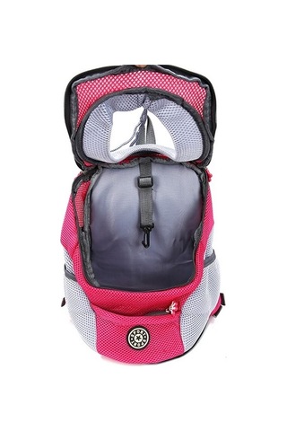 Fochsia Açık Evcil Köpek Taşıyıcı Çanta, Boyut: L Turuncu