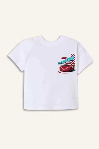 Defacto %100 Pamuk Cars Tişört Erkek Bebek H8151a526hswt34 Beyaz-wt34