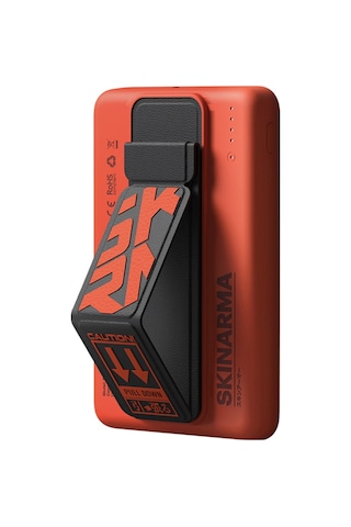 Magsafe Powerbank Skinarma Spunk Wireless Şarj Ve Pd Hızlı Şarj Özellikli 15w 5000mah Turuncu