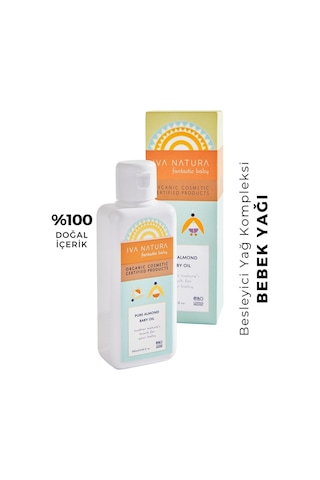 Iva Natura Organik Sertifikalı %100 Doğal Besleyici Yağ Kompleksli Bebek Yağı 125ml