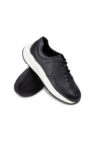 Deery Hakiki Deri Gri Erkek Sneaker Ayakkabı - 01725Mgrıe04 Gri