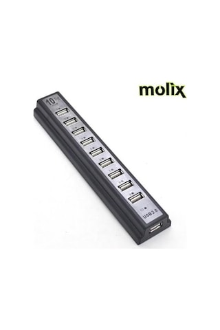 Molix 10 Port Usb 2.0 Usb Hub