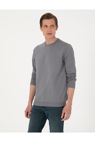 Pierre Cardin Erkek Gri Sweatshirt 50314054-vr024 Gri
