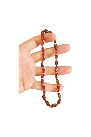 Damla Kehribar Bebek Kolyesi Lt1410