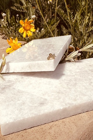 Yıldız Star Tasarım Zirkon Taşlı Şık Altın Renk Çelik Piercing Tragus Helix Stainless Steel Altın