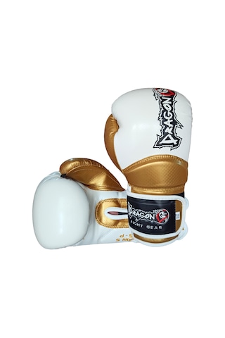 Aksaspor Dragon Carbon 5 Muay Thai Boks Ve Kick-Boks Eldiveni Beyaz