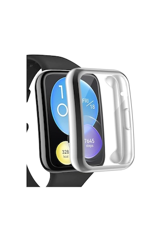 Microsonic Huawei Watch Fit 2 Kılıf 360 Full Round Soft Silicone