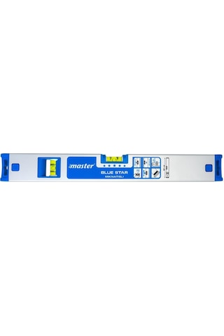 Master 506890 Blue Star Mıknatıslı Su Terazisi 40 Cm