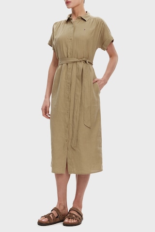 Tommy Hilfiger Bayan Gömlek Elbise Ww0ww44653 Aeh Camel Camel