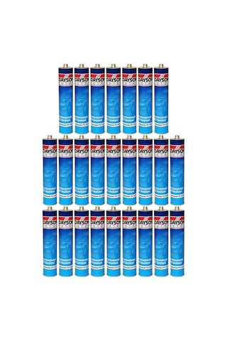 25 Adet Dayson Pu Mastik Silikon Yapıştırıcı Beyaz 280 Ml Beyaz