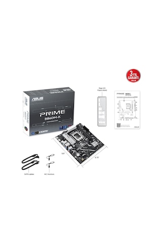 Asus Prıme B860m-k B860 Ddr5 Vga Yok Glan 2.5g Matx Hd Dp Usb3 M2 1851p Anakart-207747