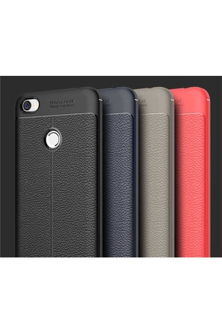 Xiaomi Redmi Note 5A Kılıf Deri Tarzı Niss Silikon Case