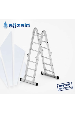 Sözbir 4 3 Toplamda 3,70 12 Basamaklı Akrobat Merdiven 1.2 Mm 3,70 Cm Kadar Uzayan Sözbir 4 3 Toplamda 3,70 12 Basamaklı Akrobat Merdiven 1.2 Mm 3,70 Cm Kadar Uzayan