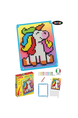 Quercetti Pixel Art Unicorn 877 Parça Mozaik Seti Çocuk Gelişim Destekleyici Oyuncak