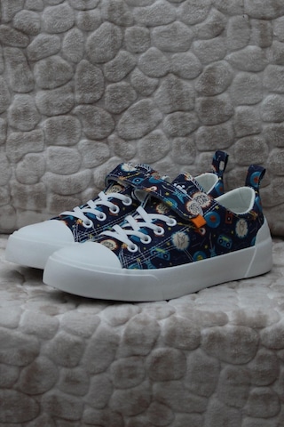 Vicco 346.p24y.141-11 Lee Saks Mavi Keten Sneaker Erkek Çocuk Ayakkabı 001