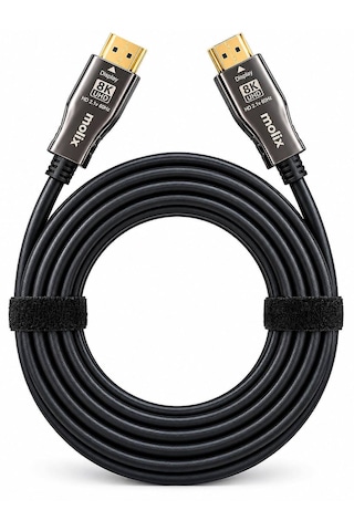 Molix Mx-hdmfo8k30 8k V2.1 30 Metre 48gbps Aoc Fiber Optik Hdmı Kablo