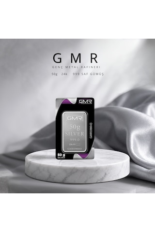 50 Gr Külçe Gümüş 999 Ayar Gmr 50 Gr Külçe Gümüş 999 Ayar Gmr