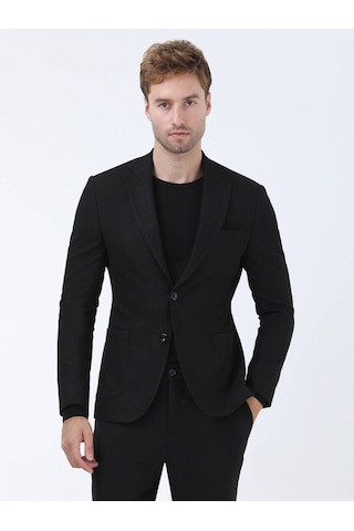 Kip Modern Fıt 6 Drop Siyah Erkek Ceket Ck-2361 Siyah