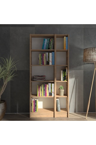 Yetimobilya Kuta Flat85 Kitaplık Kütüphane