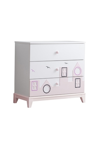 Şifonyer, City Montessori Çocuk Odası, City Şifonyer - Pembe (539773190)